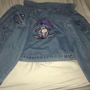 Selling Rare Vintage Disney Eeyore Denim Jacket !